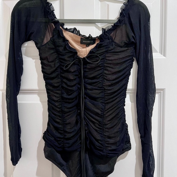 Majorelle Ruched Bodysuit - Picture 2 of 4